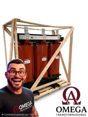 Transformador a Seco 500KVA - 13.8kv - 380\220v - Omegatransformadores